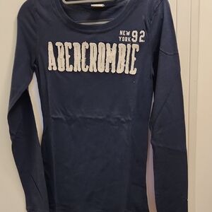 NWOT Abercrombie & Fitch Navy Long Sleeve Tee